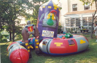 King Arthur castle maze inflatable